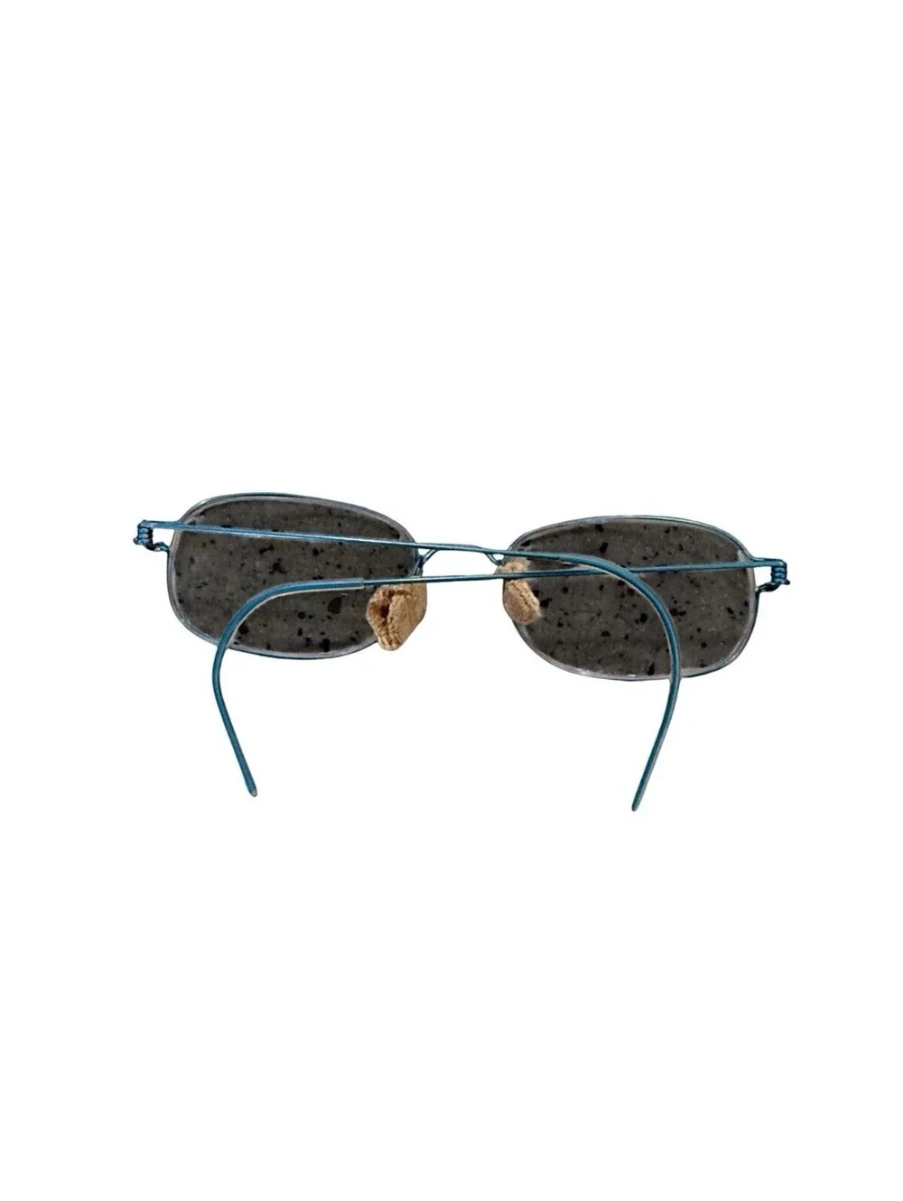 Vintage Lindberg Mars Unisex Blue Titanium Full Rim Rectangle Glasses Frame